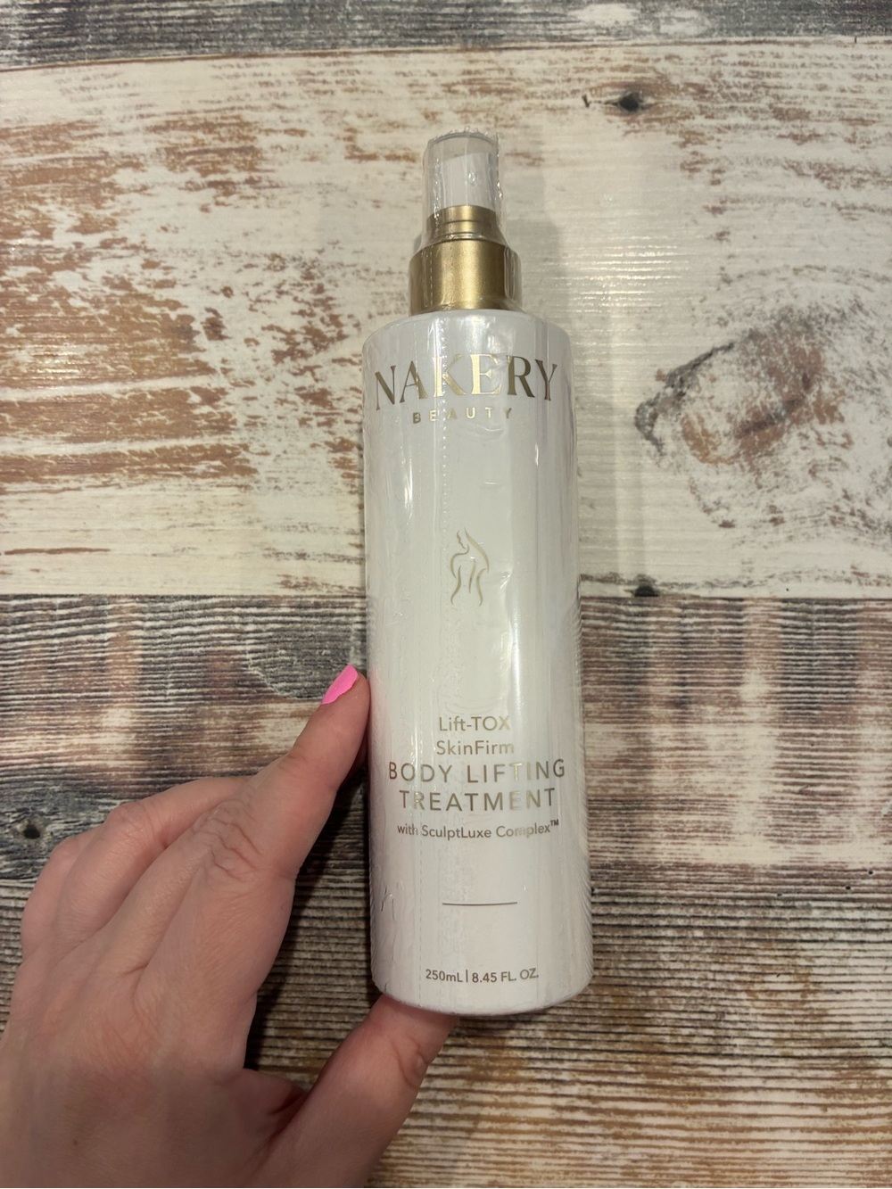 Nakery Beauty Body Lifting Treatment - White & Gold Bottle